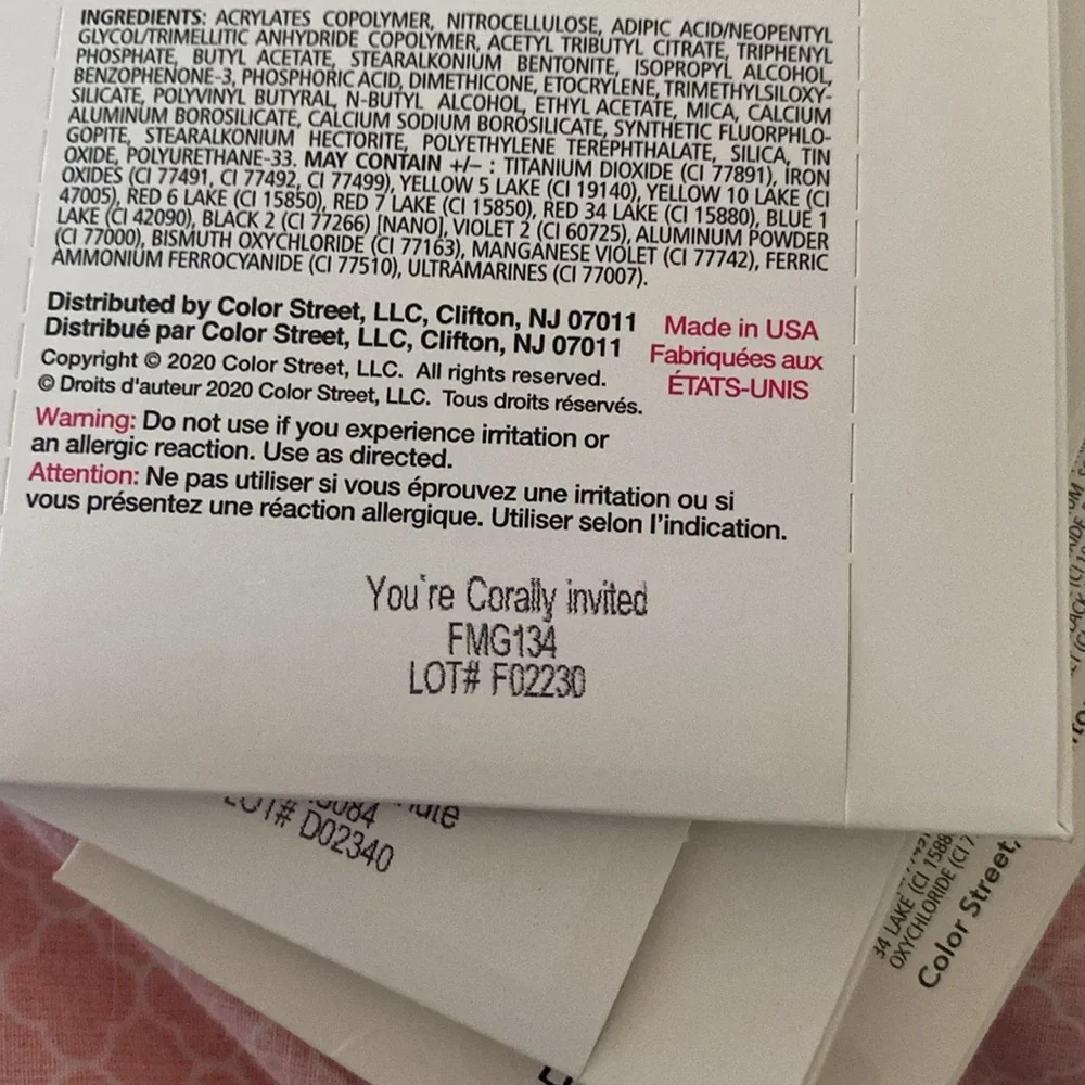 3 New Sealed Color Street - Picture 4 of 4